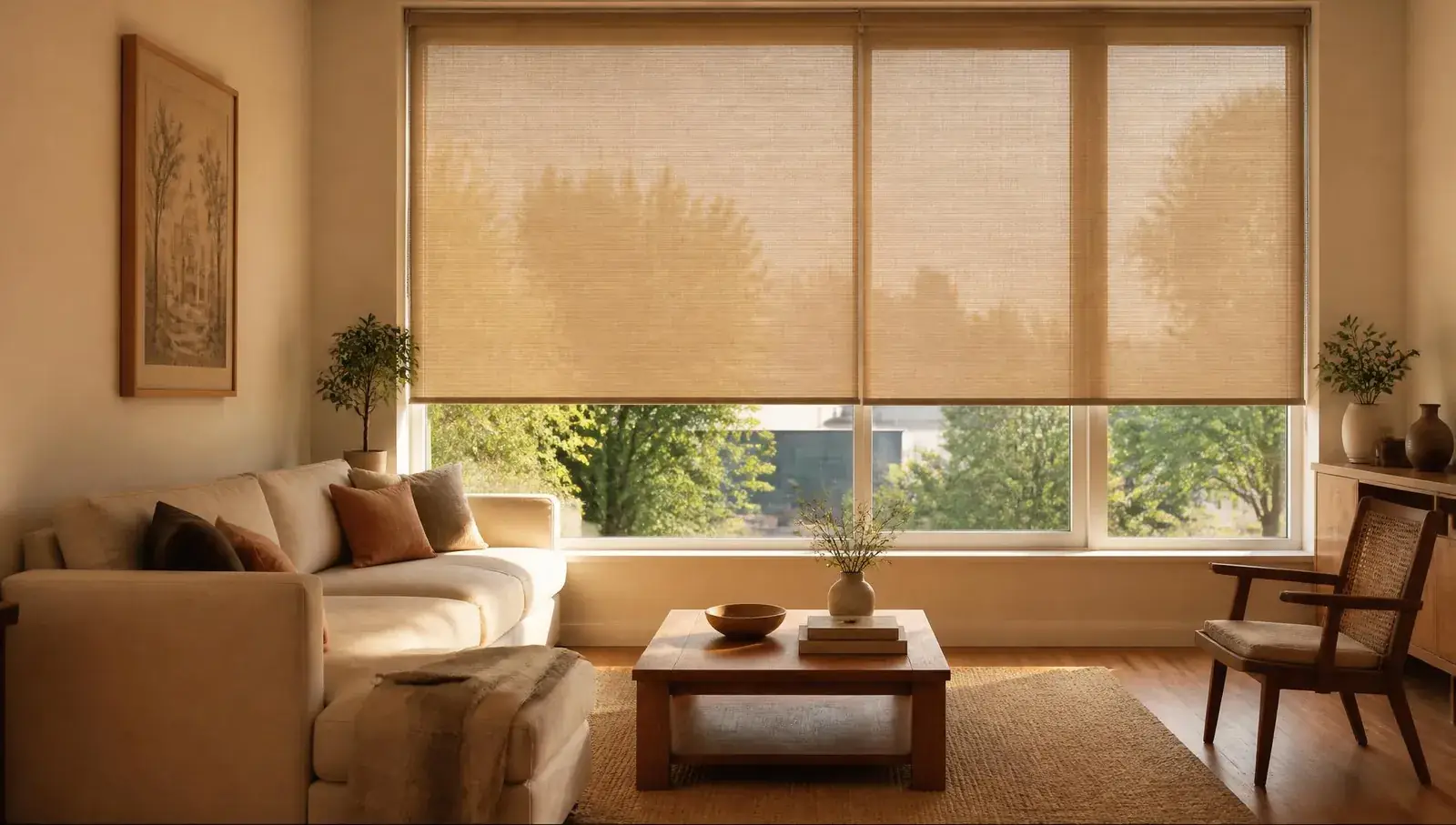 Premium window blinds in a beautifully designed interior